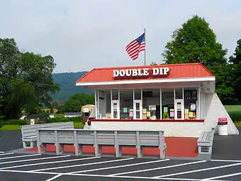 Double Dip ice cream stand