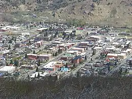 Downtown Anaconda, looking north