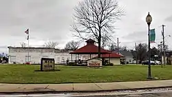 Park in downtown Mansfield