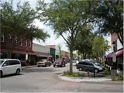 East Washington Street in downtown Walterboro