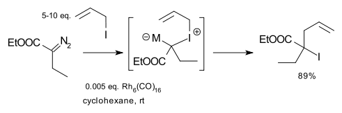 Doyle diazo compound reaction