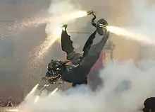 Drac de Vilafranca del Penedès (Spain) (1600) dancing during a correfoc