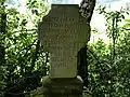 This stone was erected in memory of Peter Butz who was sent as an emissary to Swedish troops in 1635 to beg them to spare Drolshagen and was shot by them. The inscription says: "In 1635, June 8, the honourable and devout, noble Peter Butz from Drollhagen came here to the Swedes and was shot. His soul to God, mercy and amen."