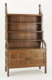 Bookcase (1869), designed by Edward William Godwin, Los Angeles County Museum of Art.