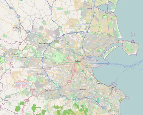 Carrickmines fire is located in Dublin