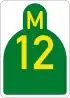 Metropolitan route M12 shield