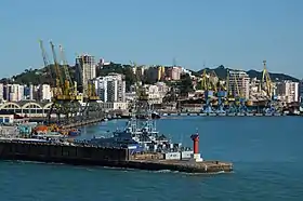 Port of Durrës, the largest port in Albania