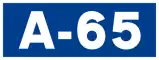 Autovía A-65.svg