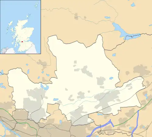 Auchenreoch is located in East Dunbartonshire