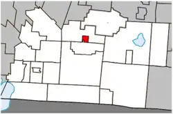 Location within Brome-Missisquoi RCM.