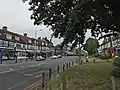 Shops at the western end of Wickham Road