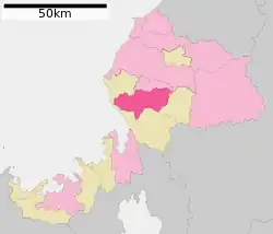 Location of Echizen in Fukui Prefecture