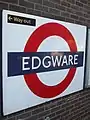 Roundel on platform 1