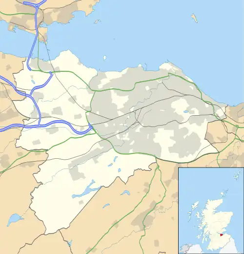 Niddrie is located in the City of Edinburgh council area