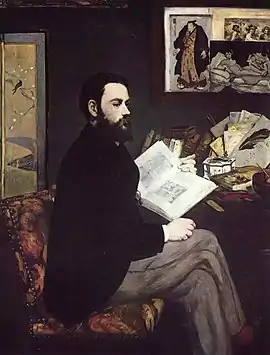 Édouard Manet, Portrait of Émile Zola, 1868