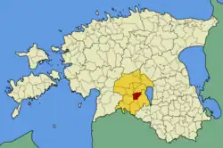 Paistu Parish within Viljandi County in 2009.