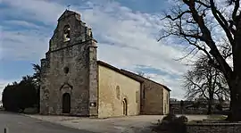 The church of Saint-Sulpice, in Tillou