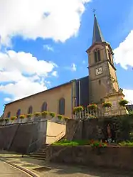 The church in Hargarten-aux-Mines