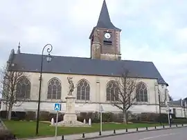 The church in Isneauville