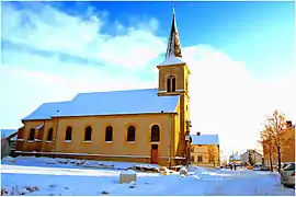 The church in Tressange