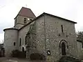 The church in Saint-Saud-Lacoussière