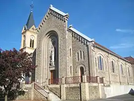 The church in Angevillers