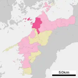 Location of Matsuyama