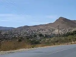 View of the northern side of the Ouled Naïl Range