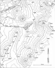 Map of the El Tatio region