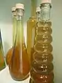 Homemade elder flower liqueur