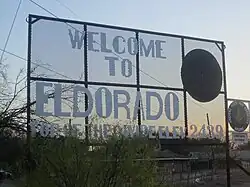 Eldorado welcome sign