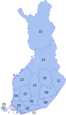 Electoral districts in the 2015 election