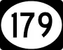 Highway 179 marker