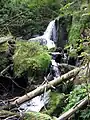 Rocky outcroppings, hanging valleys, and overflowing streams complicated passage through the rough terrain.