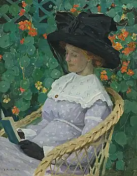 Nasturtiums (1912), with model Anderson