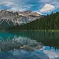 Michael Peak reflected in Emerald Lake