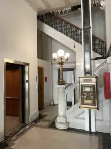 First floor main entrance lobby