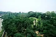 The grave of Kim Ku, before the construction of the adjacent Kim Koo Museum (May 1996)