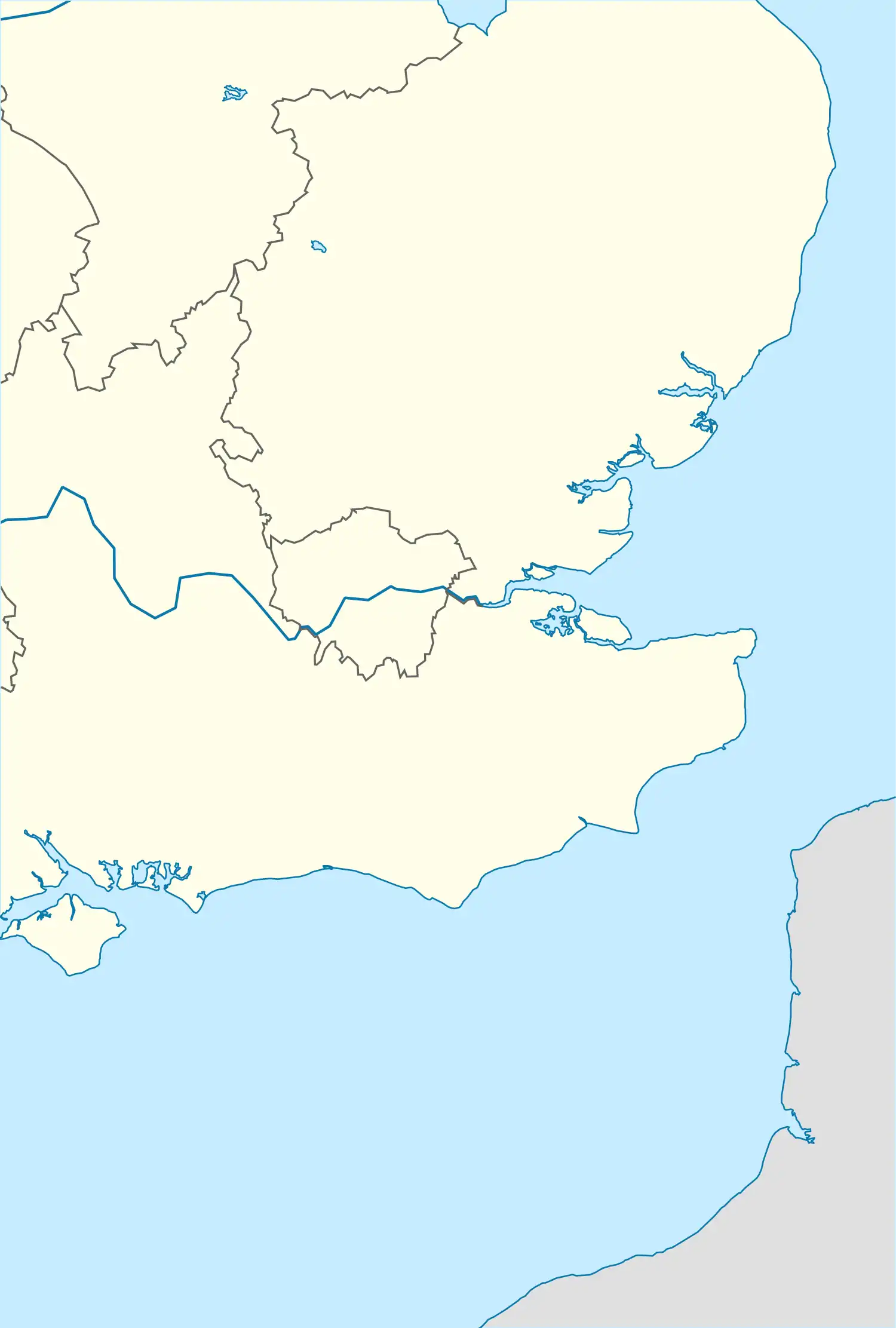 2016–17 FA Women's Premier League is located in Southeast England