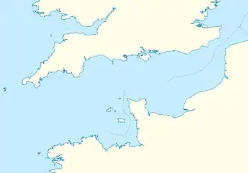 Guernsey is located in English Channel