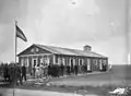 Temporary church. Moved to Rutten in 1953