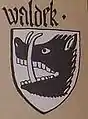 Coat of arms of the Zajíc noble family in the Lauf Castle