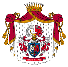 The ancient coat of arms of the House of Kolowrat.