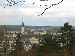 The city seen from the Gaalgebierg park