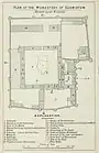 The plan of the cathedral and surrounding by H. F. B. Lynch, as of 1901