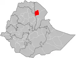 Fantí Rasu location in Ethiopia