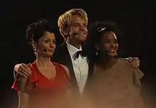 2010 hosts: Nadia Hasnaoui, Erik Solbakken and Haddy Jatou N'jie