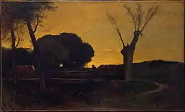 Evening at Medfield, Massachusetts, 1875, Metropolitan Museum of Art