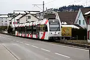 ABe 4/8 operating as S15 service between Wil SG and Frauenfeld (operated by AB since 2021)