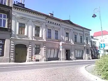 Facade onto the square